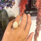 Bague 54 Bague solitaire en or jaune 14k avec opale Welo 58 Facettes E7D9071E60A945E18E1D824B2687FDBA