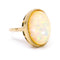 Bague 54 Bague solitaire en or jaune 14k avec opale Welo 58 Facettes E7D9071E60A945E18E1D824B2687FDBA