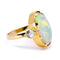 Bague 54 Bague trilogie en or jaune 14k, opale Welo et diamants taille rose 58 Facettes D7D216CB8C7B42DDAAAD07E5788C43E3