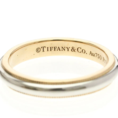 54 Tiffany & Co. - Alliance Milgrain en platine et or rose 18K 58 Facettes dknj26zss4
