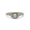 54 Solitaire Art déco - Bague en platine et diamants 58 Facettes 260225R