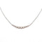 Collier Collier ligne de diamants en or blanc 18 carats 58 Facettes BVP-COL-0099
