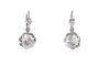 Boucles d'oreilles Boucles d'oreilles en or blanc 18 carats serties de zirconiums 58 Facettes B893
