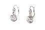 Boucles d'oreilles Boucles d'oreilles en or blanc 18 carats serties de zirconiums 58 Facettes B893