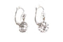 Boucles d'oreilles Boucles d'oreilles en or blanc 18 carats serties de zirconiums 58 Facettes B893