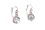Boucles d'oreilles Boucles d'oreilles en or blanc 18 carats serties de zirconiums 58 Facettes B893