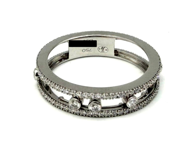 Bague 52 Messika Fine Move Romane - Bague en or blanc et diamants 58 Facettes MESSIKA BG