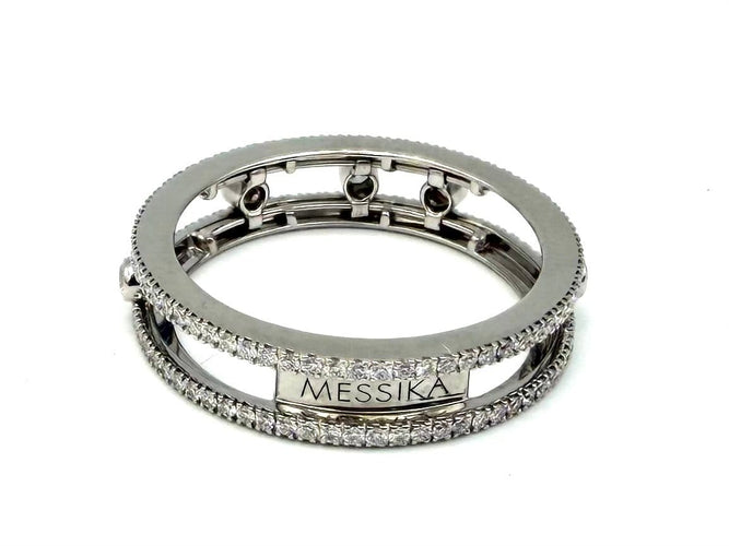 Bague 52 Messika Fine Move Romane - Bague en or blanc et diamants 58 Facettes MESSIKA BG
