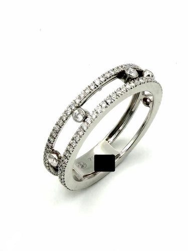 Bague 52 Messika Fine Move Romane - Bague en or blanc et diamants 58 Facettes MESSIKA BG
