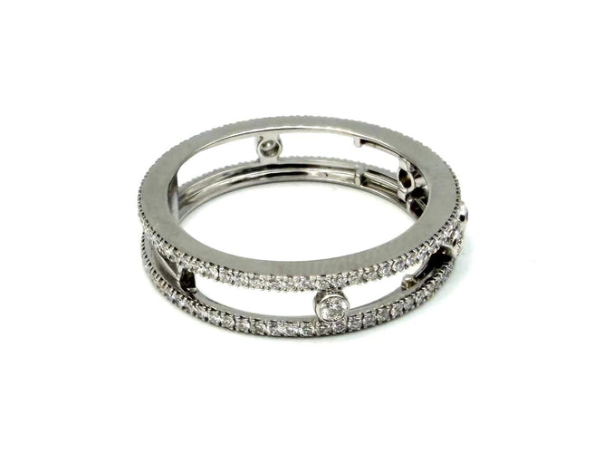 Bague 52 Messika Fine Move Romane - Bague en or blanc et diamants 58 Facettes MESSIKA BG