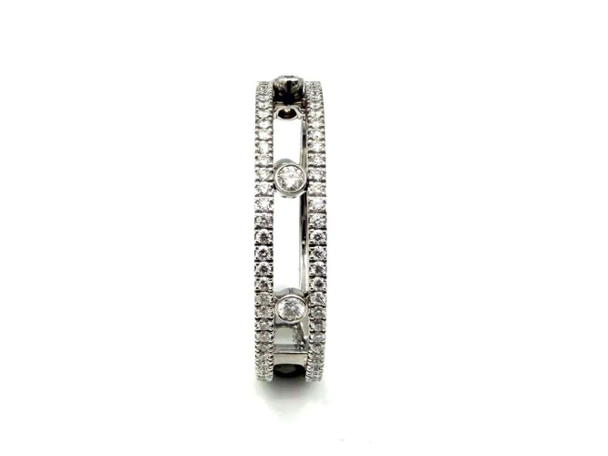52 Messika Fine Move Romane - Bague en or blanc et diamants 58 Facettes MESSIKA BG