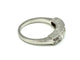 Bague 54 Jarretière - Bague en or blanc et diamants 58 Facettes VINTAGE BG