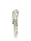 54 Jarretière - Bague en or blanc et diamants 58 Facettes VINTAGE BG