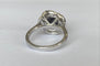 51 Bague en or blanc avec alexandrite ALGT 3,32 ct et diamants 58 Facettes ring