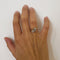 54 Toi & Moi - Bague marguerites en or rose et diamants 58 Facettes LMB-390
