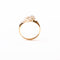 54 Toi & Moi - Bague marguerites en or rose et diamants 58 Facettes LMB-390