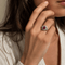 Bague 54 Bague en or jaune et or blanc, rubis et diamants 58 Facettes 1.0002290/6