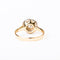 Bague 55.5 Bague ancienne - Bague entourage en or jaune, platine et diamants 58 Facettes LMB-291