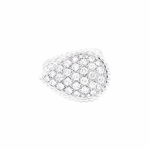 Bague 50 Boucheron Serpent Bohème - Bague motif L en or blanc et diamants 58 Facettes 35956