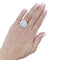 Bague 53 Boucheron Serpent Bohème - Bague motif L en or blanc et diamants 58 Facettes 35956