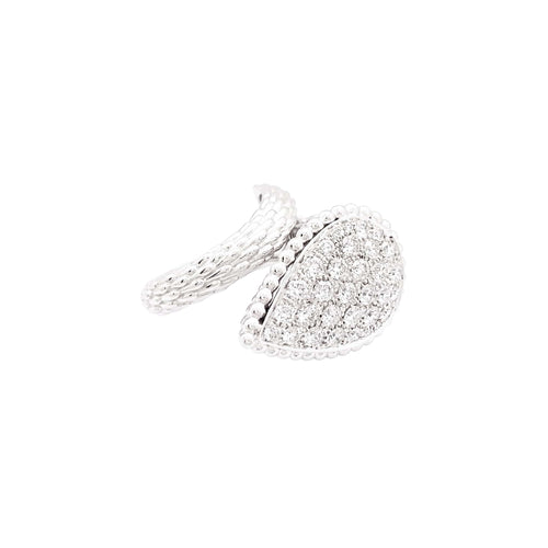 Bague 50 Boucheron Serpent Bohème - Bague motif L en or blanc et diamants 58 Facettes 35956