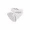 Bague 53 Boucheron Serpent Bohème - Bague motif L en or blanc et diamants 58 Facettes 35956