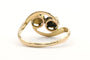 Bague 47 Art Nouveau - Bague en or jaune 18 carats et perles 58 Facettes 22473