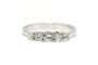 61 Bague contemporaine en or blanc et diamants 58 Facettes 22734
