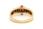 52 Bague contemporaine en or jaune, saphirs, rubis et diamants 58 Facettes 23176