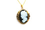 Napoléon III - Pendentif en or jaune 18 carats et agate 58 Facettes B840