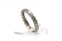 51 Alliance américaine en or blanc 18 carats et diamants 58 Facettes 23718