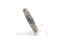 51 Alliance américaine en or blanc 18 carats et diamants 58 Facettes 23718