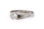 55 Bague années 70 en or blanc 18 carats et diamant 58 Facettes 23759