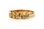 Bague 49 Bague contemporaine en or jaune et diamants 58 Facettes 23830