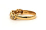 Bague 49 Bague contemporaine en or jaune et diamants 58 Facettes 23830