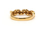 49 Bague contemporaine en or jaune et diamants 58 Facettes 23830
