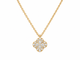 Collier Collier trèfle en or rose 18 kt et diamants 58 Facettes 33100