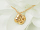 Collier Collier trèfle en or rose 18 kt et diamants 58 Facettes 33100