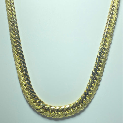 Collier Collier maille anglaise en or jaune 18 carats 58 Facettes 250367