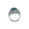 Bague 55 Bague en or blanc, aigue-marine et diamants 1,6 ct 58 Facettes 250215