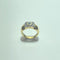 Bague Bague plateau en or jaune 18 carats pierre bleue 58 Facettes 250197
