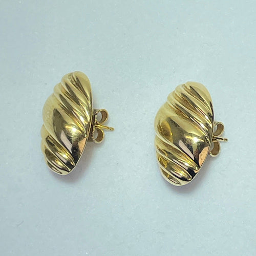 Boucles d'oreilles Boucles d’oreilles - Boucles d’oreilles classiques en or jaune 58 Facettes 250021