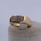Bague Bague rectangulaire - Bague pavage diamants en or jaune 18 carats 58 Facettes 250135