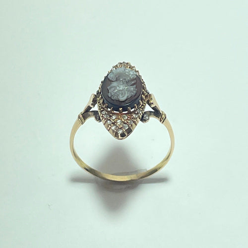 Bague Sainte Marie - Bague religieuse en or jaune 18 carats 58 Facettes 250045