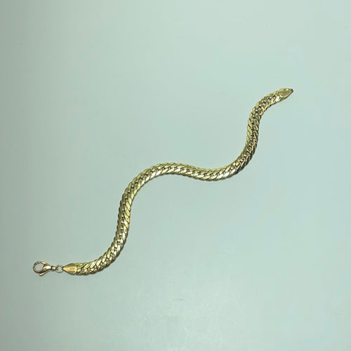 Bracelet Gourmette - Bracelet en or jaune 18 carats 58 Facettes 260007