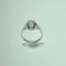Bague en or blanc 18 carats avec diamant