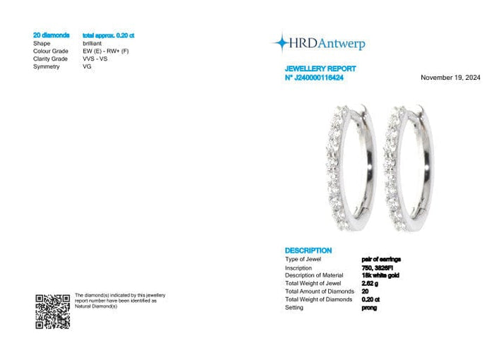 Boucles d'oreilles Small Kate - Boucles d'oreilles en or 18 carats et diamants 58 Facettes KAOS1PBR20P