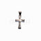 Pendentif Pendentif croix en or blanc 18 carats 58 Facettes NG00OB02BAZML