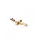 Pendentif Pendentif croix bicolore en or 18 carats et diamant 58 Facettes 47297883