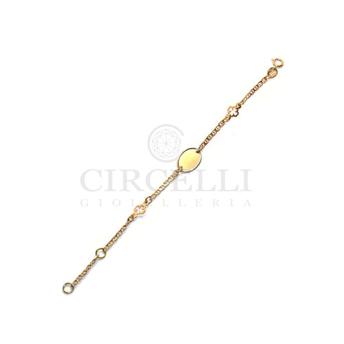 Bracelet Bracelet trèfles en or jaune 18 carats 58 Facettes CB00GB19E0ZSF